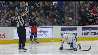 Damon Severson mocks Bobby McMann for 