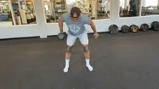 Bent single arm DB rotational row