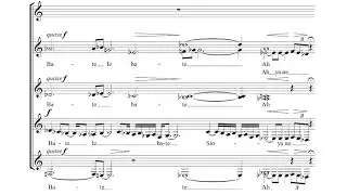 Zableyalo mi Agŭntse/Sableyalo mi Agontse (Le Mystere des Voix Bulgares) | Score Transcription