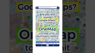 Use OneMap to see Unit Numbers #sghomes #sg #singaporeproperty #singapore