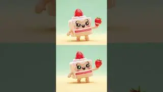 Baby Strawberry Cake Dancing 🍓💃