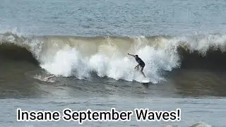 Insane September Waves! Surfers Take on Swells Keramas Beach