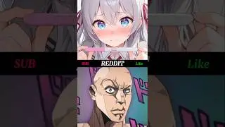 Couple Swap ] 😝 alya x kuze Anime vs Reddit |Rock reaction #shorts #ytshorts #sanime #alya