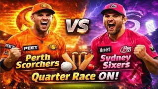 Perth Scorchers vs Sydney Sixers T20 | Points Table Update | Quarter / Qualifier Race 🔥