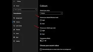 How To Enable Dark Mode on Windows 10