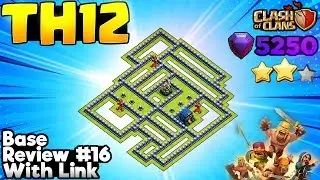 *COOL* Best TH12 War Base 2019 w/ Link Anti 3 - Town Hall 12 Legend League Base - Clash of Clans
