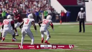 Kevo Houston versus Oklahoma.NCAA 26.