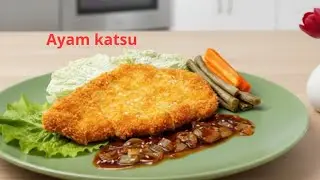 Ternyata Mudah Bikin Ayam katsu  saos teriyaki yang enak renyah diluar lembut di dalam 