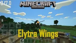 Minecraft PE 1.1 / 0.17.0 | Como usar as asas (Elytra Wings)
