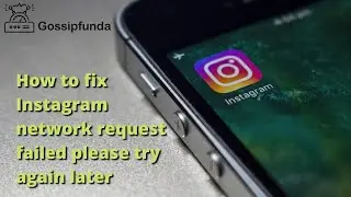 How to fix Instagram network request failed please try again later in just 1 min?