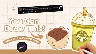 Procreate Hacks I Wish I Knew Sooner | Starbucks Illustration 🥤✨