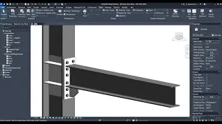Steel Connection: Moment End Plate Tutorial in Revit 2024