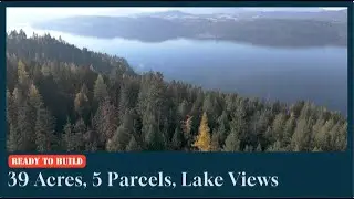 New: 39 Acres / 5 Parcels  with Lake CDA Views (Trailer MLS)