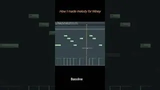 How I made melody of Miney  #music #rapbeats #flp