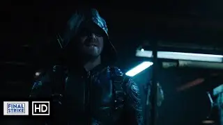 Team Arrow Put Their Differences Aside To Save Quentin Scene | Arrow 6x09