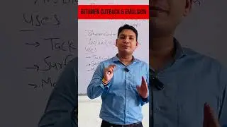 Bitumen Cutback & Emulsion | Civil Engineering Exam Point | Akash Sir I SSC JE / GATE / Civil Exam