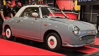 Will this 1991 Nissan Figaro Convertible Sell at Mecum Auctions?