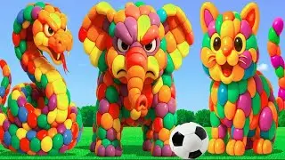 The mascot vibrato assistant elephant placed on the football field is popular co-produced, creative