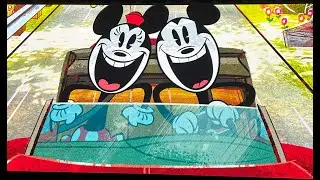Mickey and Minnie's Runaway Railway - POV from CAR #2 with an Error. Disneyland, CA 2023.