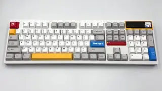 Stock Ticktype DP104 typing with Keygeek Rye on PP plate 