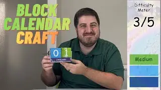 Paper Block Calendar | Simple Craft with 4 Sheets