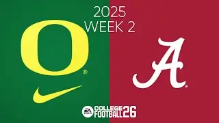 CFB26 2025 WK 2 OREGON VS ALABAMA 