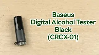 Розпаковка Baseus Digital Alcohol Tester Black (CRCX-01)