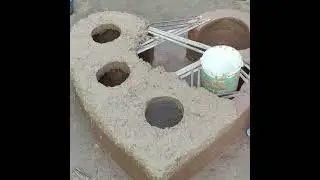 How to make Multiple Outdoor 6in1 Kitchen। Primitive Technology Oven_Chulha। Mitti ka Chulha#viral