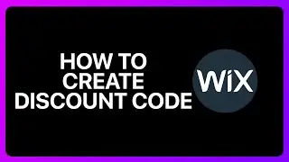 How To Create Discount Code On Wix Tutorial