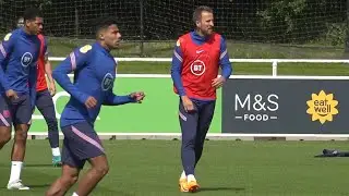 ENGLAND TRAINING SESSION: At St George's Park Ahead of Their Nations League Game Against Hungary