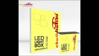 Easy LightBox Counter SEG Frame LED Promotion Table 100x100cm