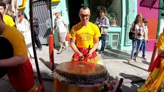 Lion Dance Drumming Freestyle // Lee's Fong Yee Tong Association 100 Year Anniversary