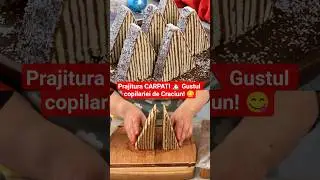 Prajitura CARPATI 🏔️ Gustul copilariei de Craciun! 😋