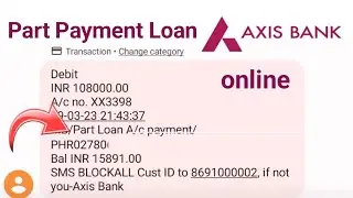 Axis bank home loan prepayment online, How to make Axis Bank prepayment online