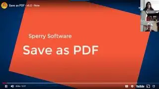 Save as PDF demonstration and conversation