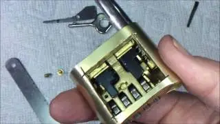 ABUS LOCK DISASSEMBLY
