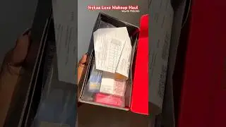 Nykaa Luxury Makeup Haul 🎀 worth ₹15000 #nykaahaul #luxurymakeup #makeuphaul #ashortaday