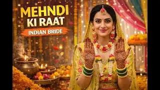 Mehndi Ki Raat Saji Re 💛 | Indian Wedding Mehndi Song