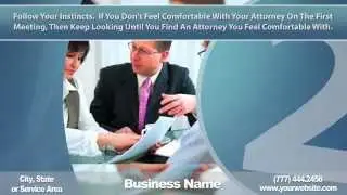 Divorce Attorney - AWESOME Video Commercial for $5
