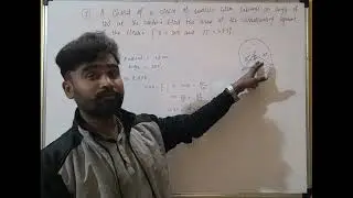 Ex-11.1 Qn. 7 (A chord of a circle of radius 12 cm subtends an angle 120° at the centre.)