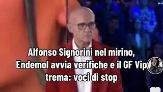 Alfonso Signorini nel mirino, Endemol avvia verifiche e il GF Vip trema: voci di stop