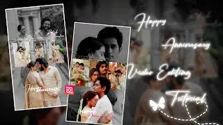 Wedding Anniversary video Editing Tutorial in Inshot | Happy Anniversary editing in Tamil