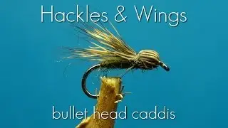 Вязание мушек с пулевидной головкой Caddis