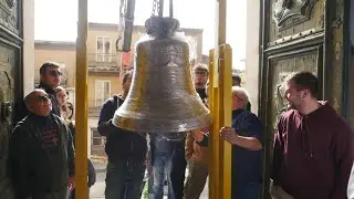 Giarratana 8 novembre2025 arrivo della campana