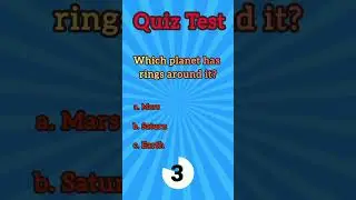 Which Planet has rings around it?  #quiz #kidsvideo #youtubeshorts #ytshorts #saturn