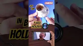 Hidden bulb holder camera awareness | Bulb Holder Spy Camera #shorts #securitycamera #cctvcamera