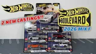 Hot Wheels Boulevard 2026 Mix F - 2 New Castings! #fyp #unboxing #hotwheels