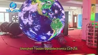 🚀 LED spherical screens redefine display boundaries#ballscreen #ledscreen #toosen #ledfactory