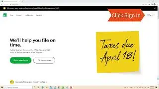 H&R Block - Sign Up Tutorial