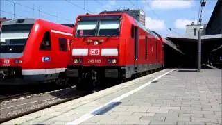 245 005 (Bw Kempten, Motorstart und Ausfahrt)